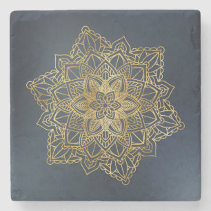 Guld Mandala Stenunderlägg