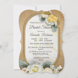 Guld Mandalas från olika geometriska cirklar Inbjudningar