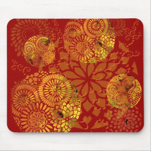 Guld- Mandalas Mousepad Musmatta