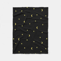 Guld- måne och stjärnor