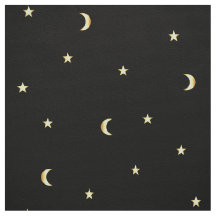 Guld- måne och stjärnor