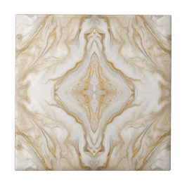 Guld Marble 2 Stones Ceramic Tile Kakelplatta