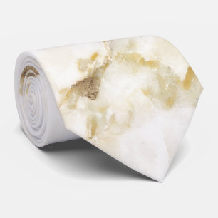 Guld Marble Abstrakt Mönster Slips