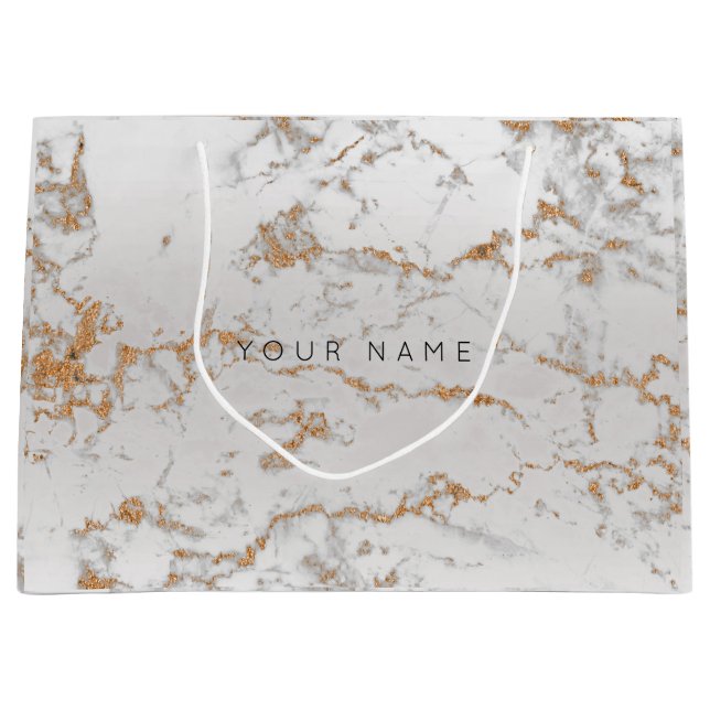Guld  marble Metallic Gift Grått Silver Ro (Framsidan)