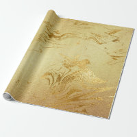 Guld Marble Molten Glam Shiny