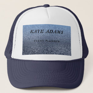 Guld Marble Mörk Navy Abstrakt Keps