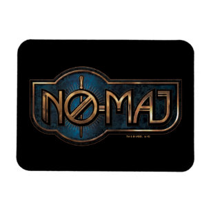 Guld & Marble NO-MAJ™-bricka Magnet
