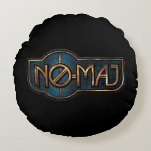 Guld & Marble NO-MAJ™-bricka Rund Kudde