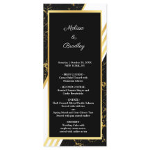 Guld marble rand typography black