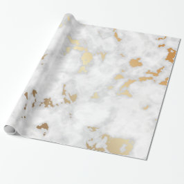 Guld Marble Stone lyxury Presentpapper