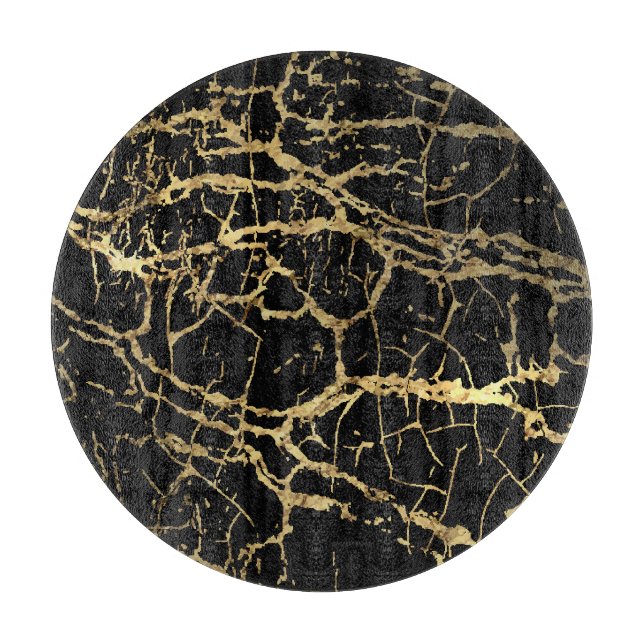Guld Marbling Struktur: Luxe Design Inslag (Framsidan)