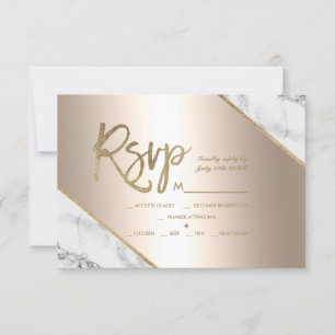 guld marmor av metallfolie glitter osa bröllop kort