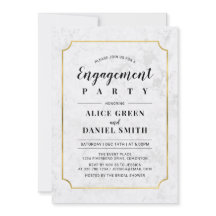 Guld & Marmor | Klassisk Förlovningsfest