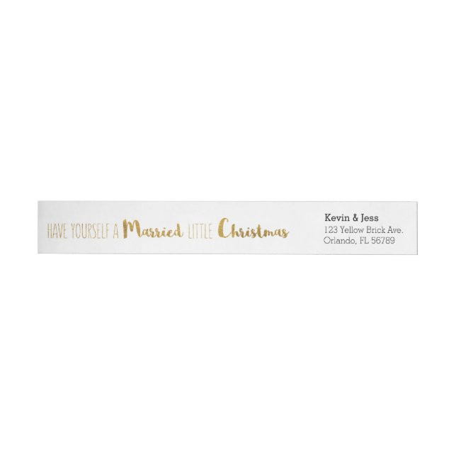 Guld, Marry och Bright Jul Spara datum Etikettband (Individual)