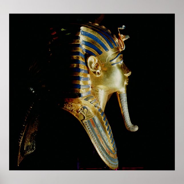 Guld mask av Tutankhamun Poster (Framsidan)