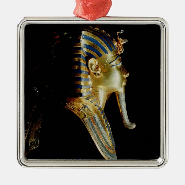 Guld maskerar av Tutankhamun Julgransprydnad Metall (Framsidan)