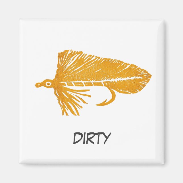 "Guld Matuka" Dish Washer Status Magnet (Framsidan)