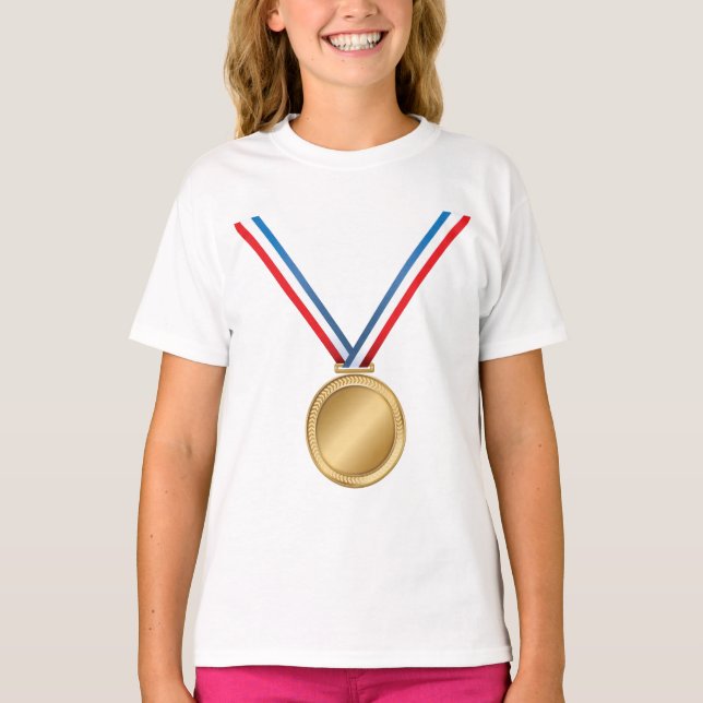 Guld Medal Girls T-Shirt (Framsida)