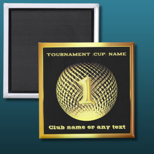 Guld medalj 1:a ställe-segraren magnet