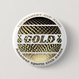 Guld medalj, vinnare 1:a ställe knapp