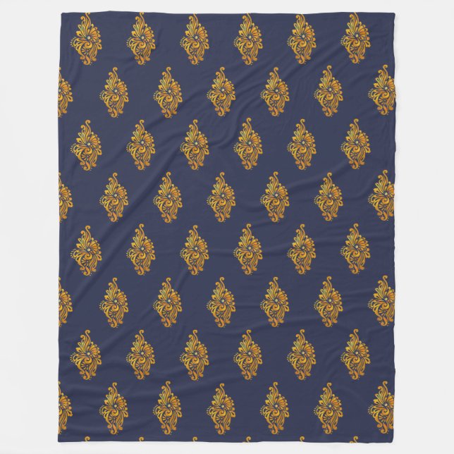 Guld Medallion flottan Fleece Blanket (Framsidan)