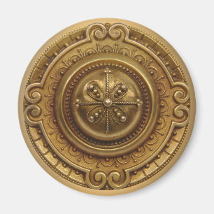 Guld Medallion Magnet