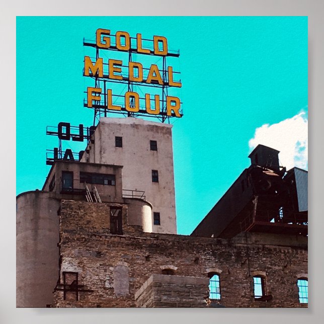 guld medalmjöl poster (Framsidan)