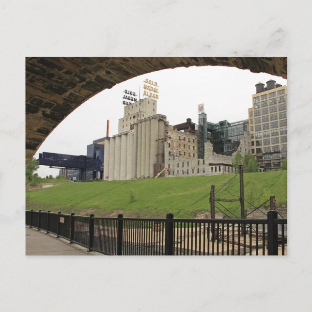 Guld-medalmjöl Vykort (Framsida)