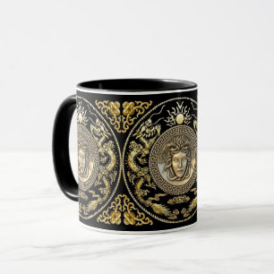 Guld Medusa Oriental Mugg