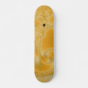 Guld- MeltSkateboard Old School Skateboard Bräda 21,6 Cm
