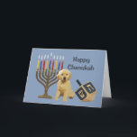 Guld- menora Dreidel5 för RetrieverChanukah kort<br><div class="desc">Att minnas familjen och vänner under den Chanukah säsongen är ett underbart långt som ska hållas i handlag med folket som du älskar och att bry sig omkring. Jag skapade dessa hundChanukah kort med kärlek, och omsorg och I-förmiddagen någon, som älskar hundar, ska sure som, glädjas för att motta dem....</div>