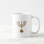 guld menorah kaffemugg<br><div class="desc">Menora, kanukah,  guld metallic,  hannukah,  hebrew,  helgdagar,  jude,  judedom,  menorah, chanukah, hannuka, kanuka, christmukah, christmukah, judaica kanin</div>