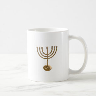 guld menorah kaffemugg