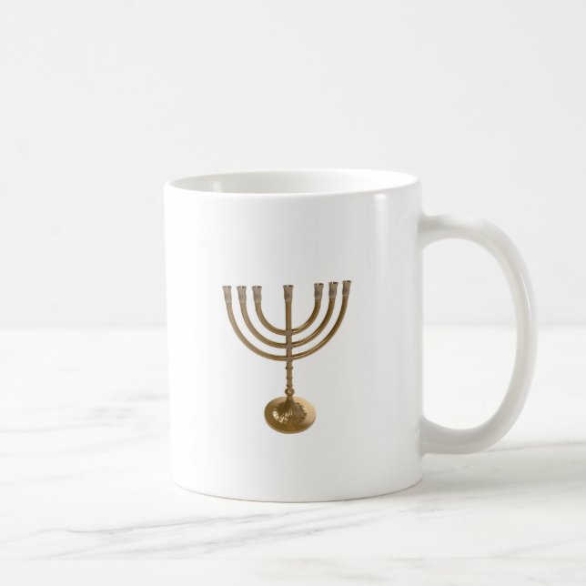 guld menorah kaffemugg (Höger)