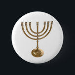 guld menorah knapp<br><div class="desc">Menora, kanukah,  guld metallic,  hannukah,  hebrew,  helgdagar,  jude,  judedom,  menorah, chanukah, hannuka, kanuka, christmukah, christmukah, judaica kanin</div>
