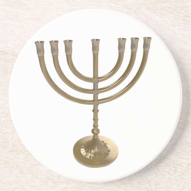 guld menorah underlägg (Framsidan)