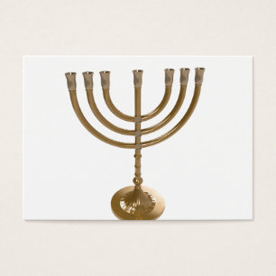 guld menorah visitkort