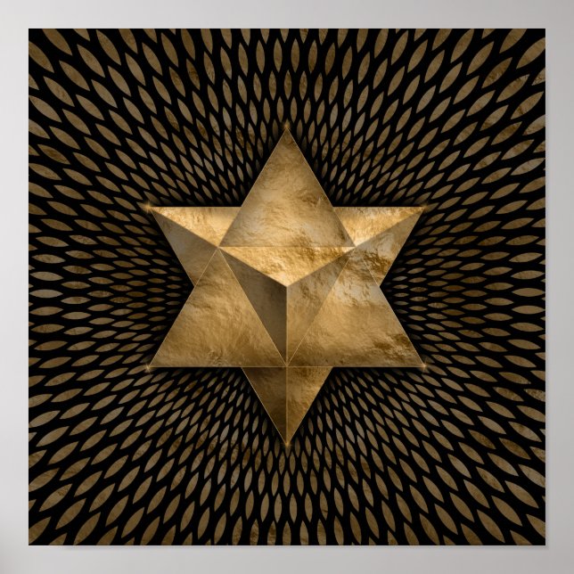 Guld Merkabah Poster (Framsidan)