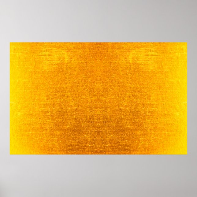 Guld metall, borstad bakgrund eller struktur i bru poster (Framsidan)