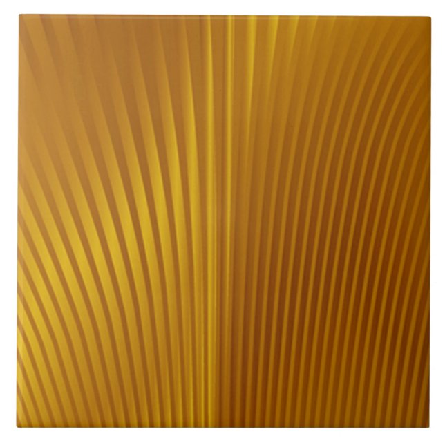 Guld Metall Deco Mönster Kakelplatta (Framsidan)