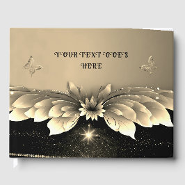 Guld Metallic Gästböcker