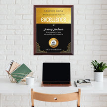 Guld Metallic Minimal Logotyp Award för bästa utmä