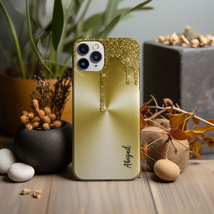 Guld Metallisk Glitter Snyggt