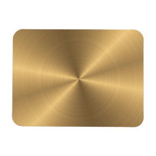 Guld- metallisk radiell struktur för personlig magnet