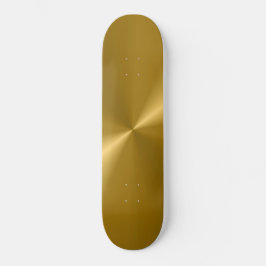 Guld- metallisk Skateboard