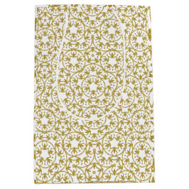 Guld Metalliska julstjärnor Gult Mönster