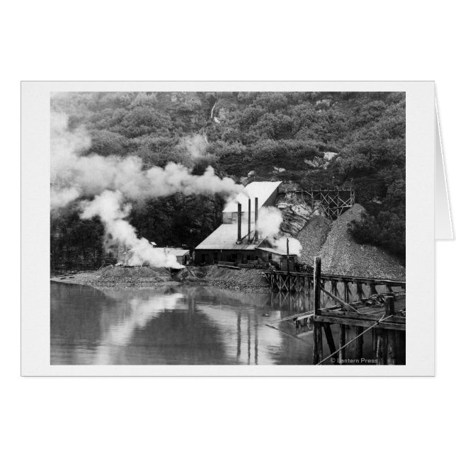 Guld Mine in Valdez, Alaska Photograph Hälsningskort (Framsidan Horizontal)