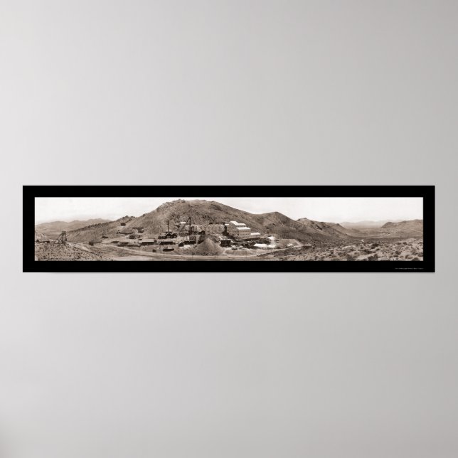 Guld Mine Rhyolite NV Photo 1908 Poster (Framsidan)
