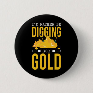 Guld Miner Digger prospecting Treasure Hunting for Knapp