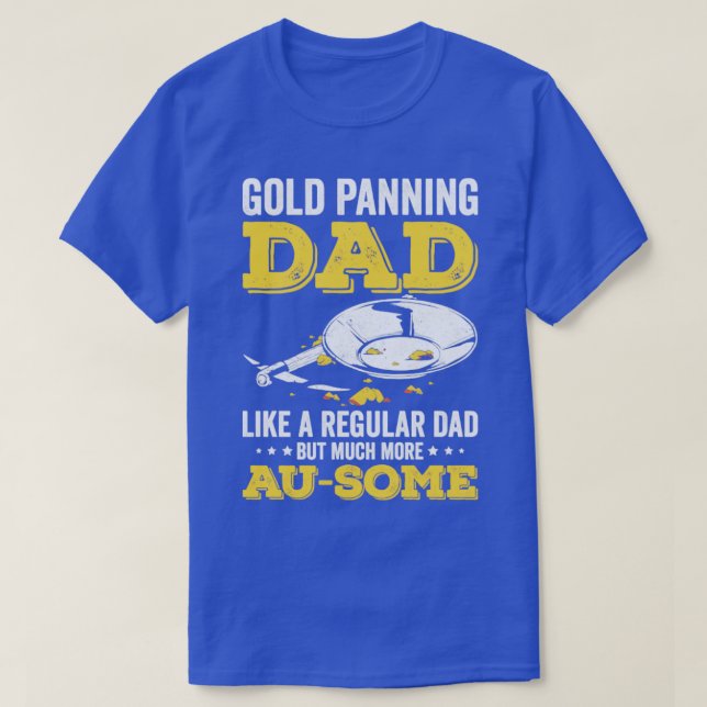 Guld Miner Gräver de vackra Guld-Guld-planerarna T Shirt (Design framsida)